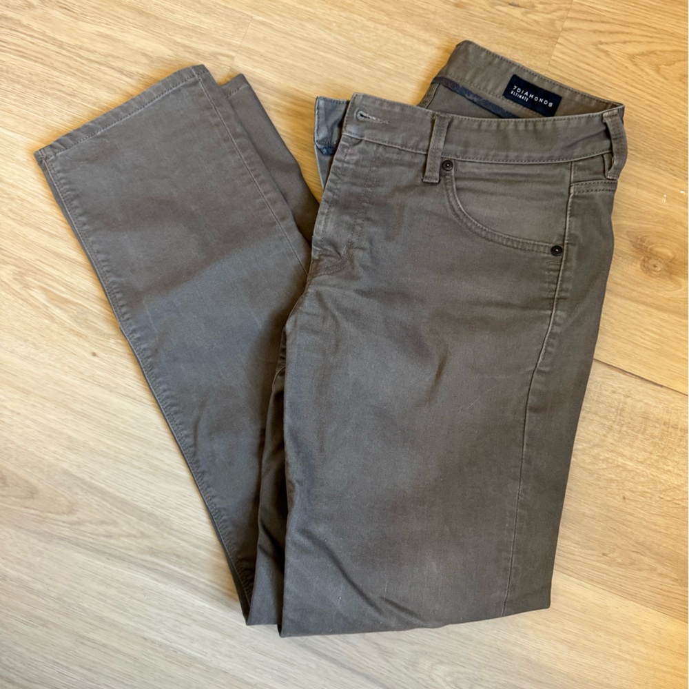 7 Diamonds Brown/Olive Green Pants 30x30